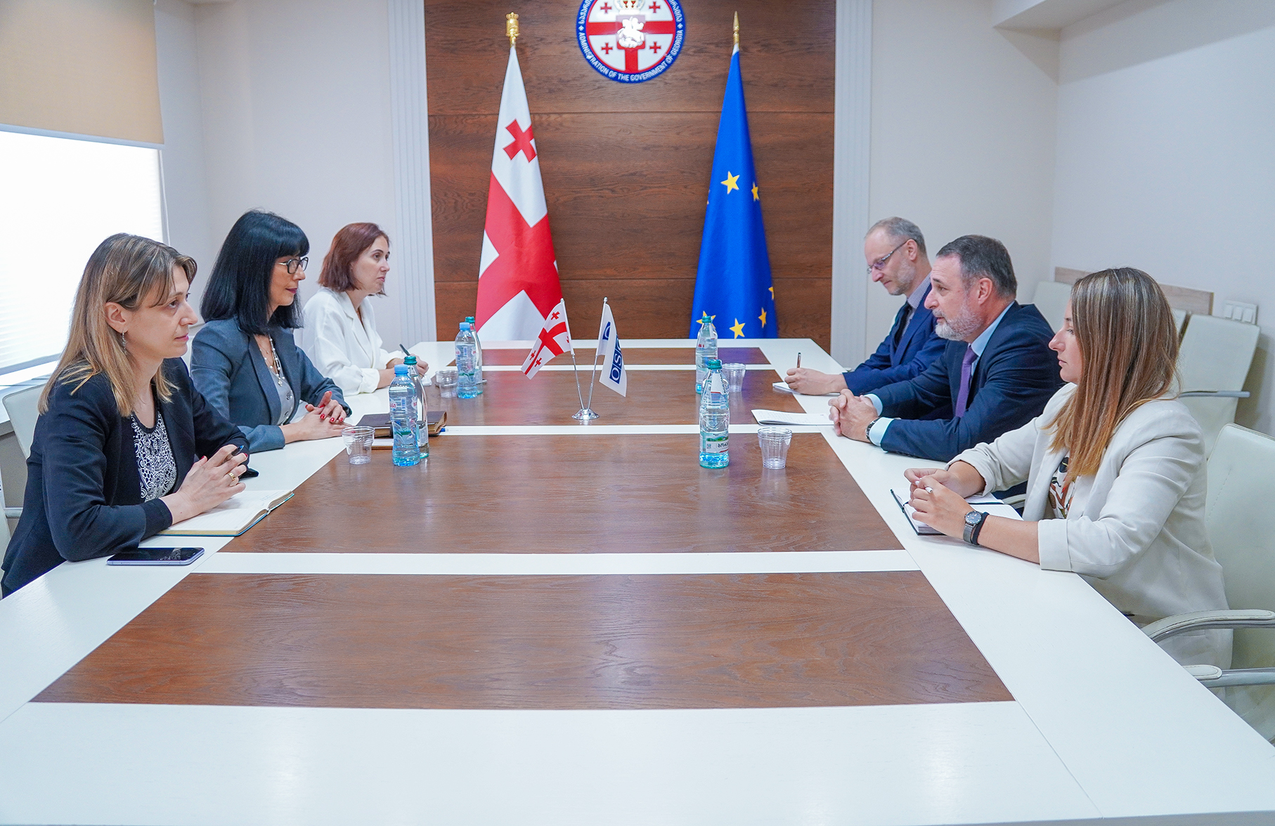 საქართველოს სახელმწიფო მინისტრმა სამხრეთ კავკასიაში ეუთო-ს სპეციალურ წარმომადგენელთან შეხვედრა გამართა