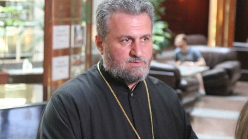 მამა მიქაელ ბოტკოველი მიხეილ სააკაშვილთან ციხეში მივიდა