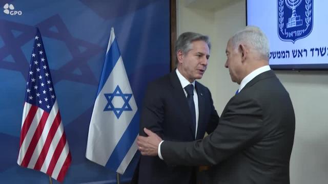 Blinken meeting with Netanyahu in Tel Aviv