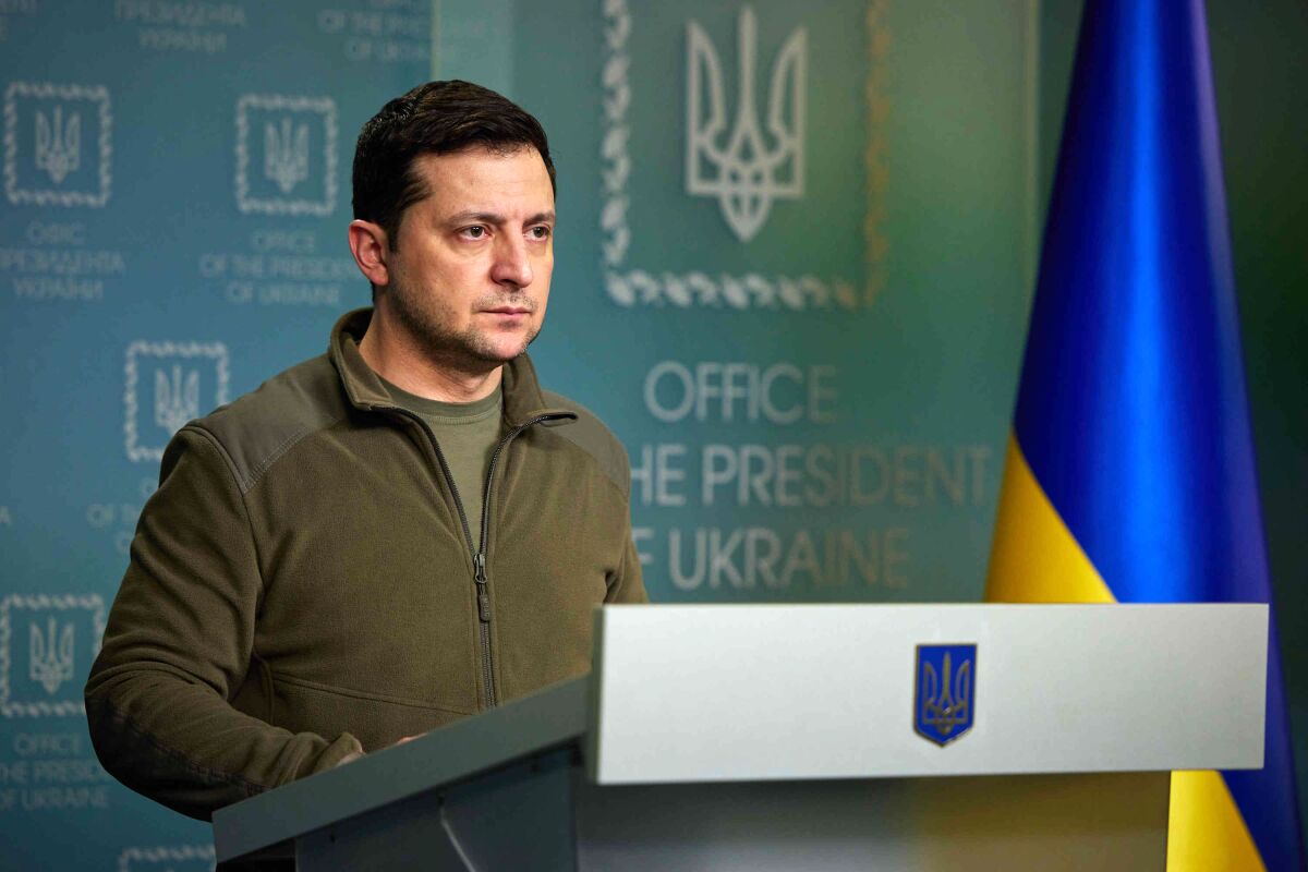Zelensky calls situation on front lines in Donbas region "difficult, painful"