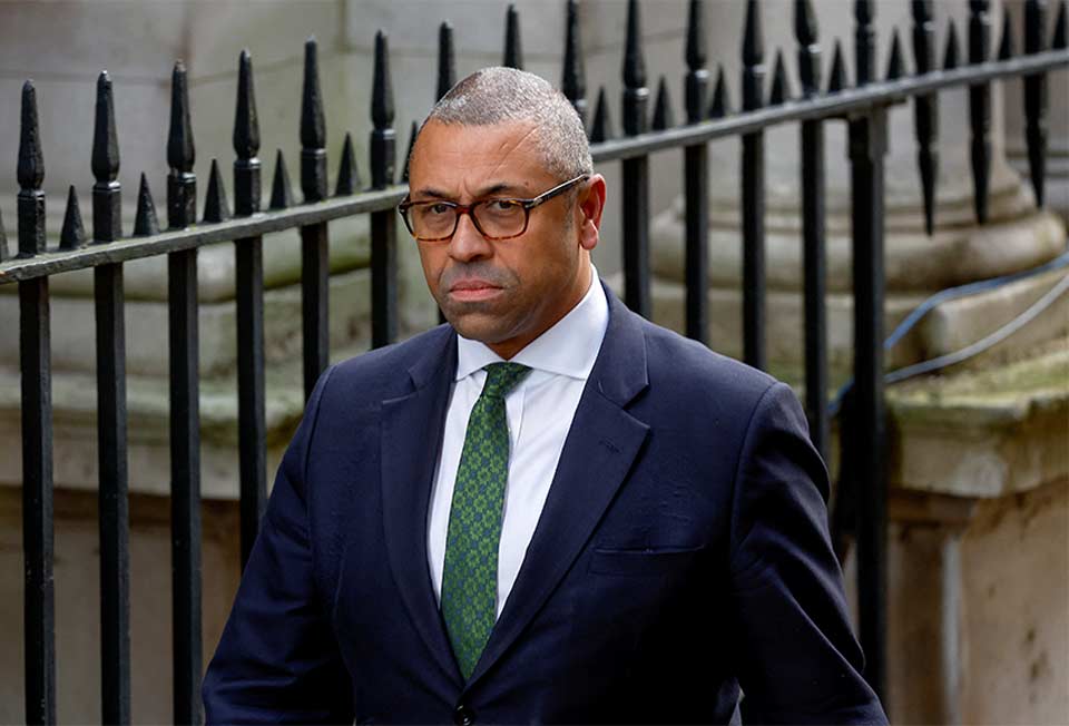 UK Foreign Secretary James Cleverly arrives in Israel