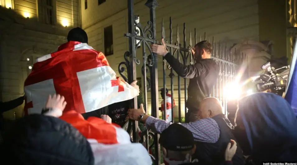В Грузии полиция задержала 13 участников акции 4 октября