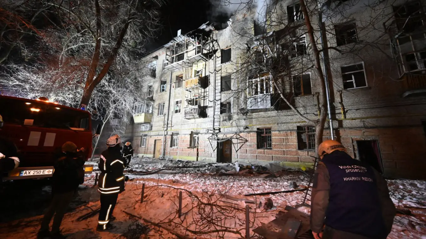 В Харькове из-за российского удара более 800 жилых домов лишились отопления в 20-градусный мороз