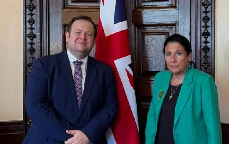 Salome Zurabishvili meets British Minister of State for Europe