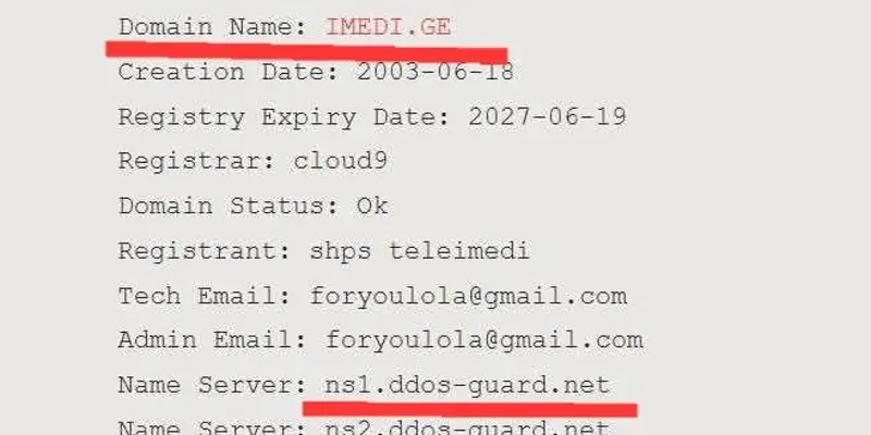 Член «Гирчи – Больше свободы»: сайт imedi.ge перешёл на сервер, принадлежащий российской компании