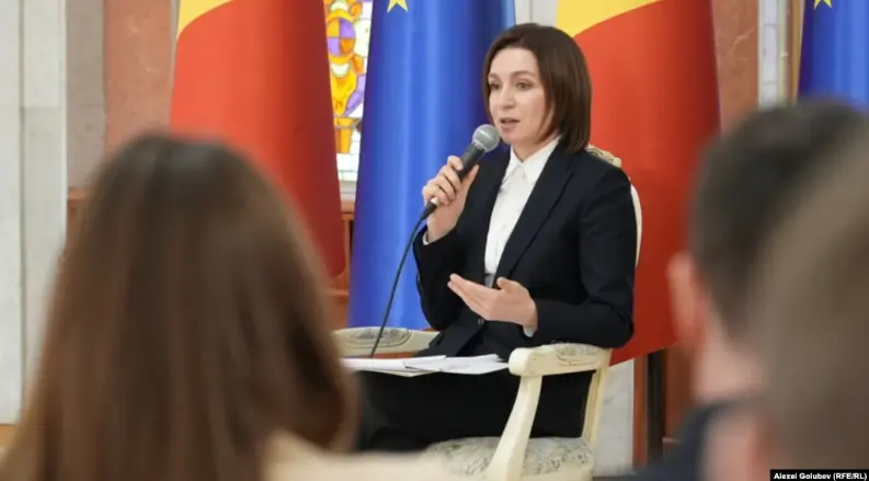 Майя Санду: с сожалением смотрю на Грузию, которую Россия вернула на свою орбиту