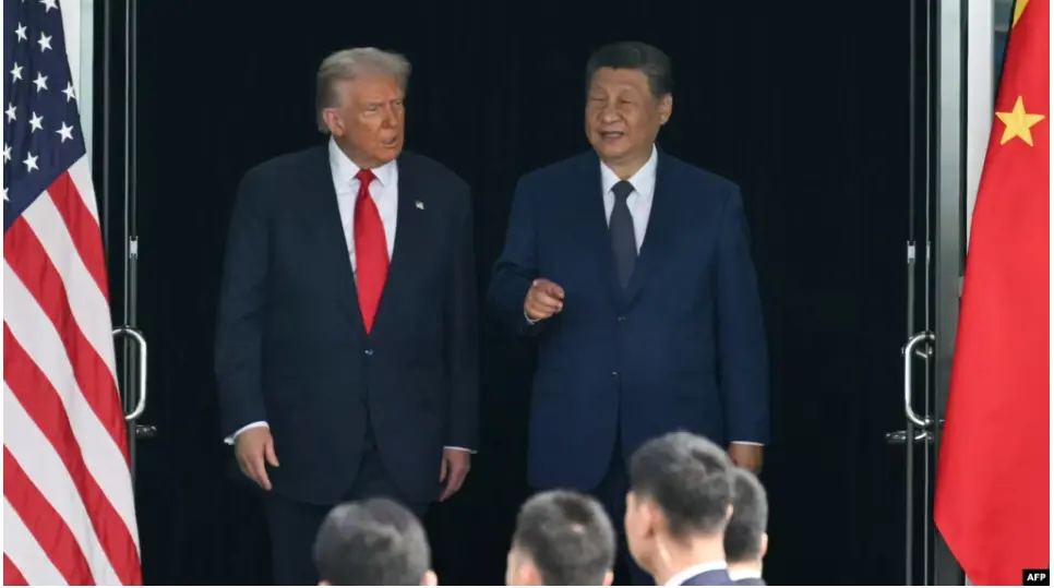 В Южной Корее прошла встреча Трампа и Си Цзиньпина