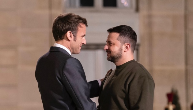 President Macron awards Zelensky with France's highest honor