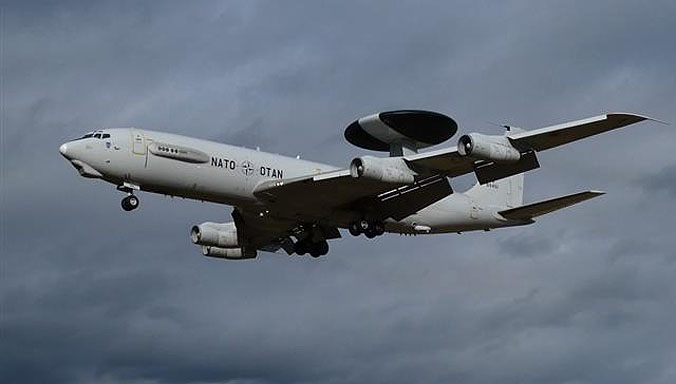 NATO DEPLOYS AWACS SURVEILLANCE JETS TO ROMANIA