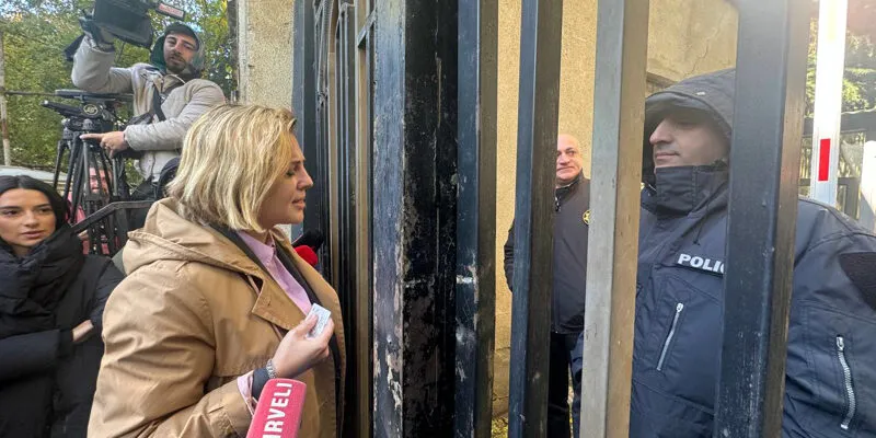 У здания Апелляционного суда в Тбилиси началась акция