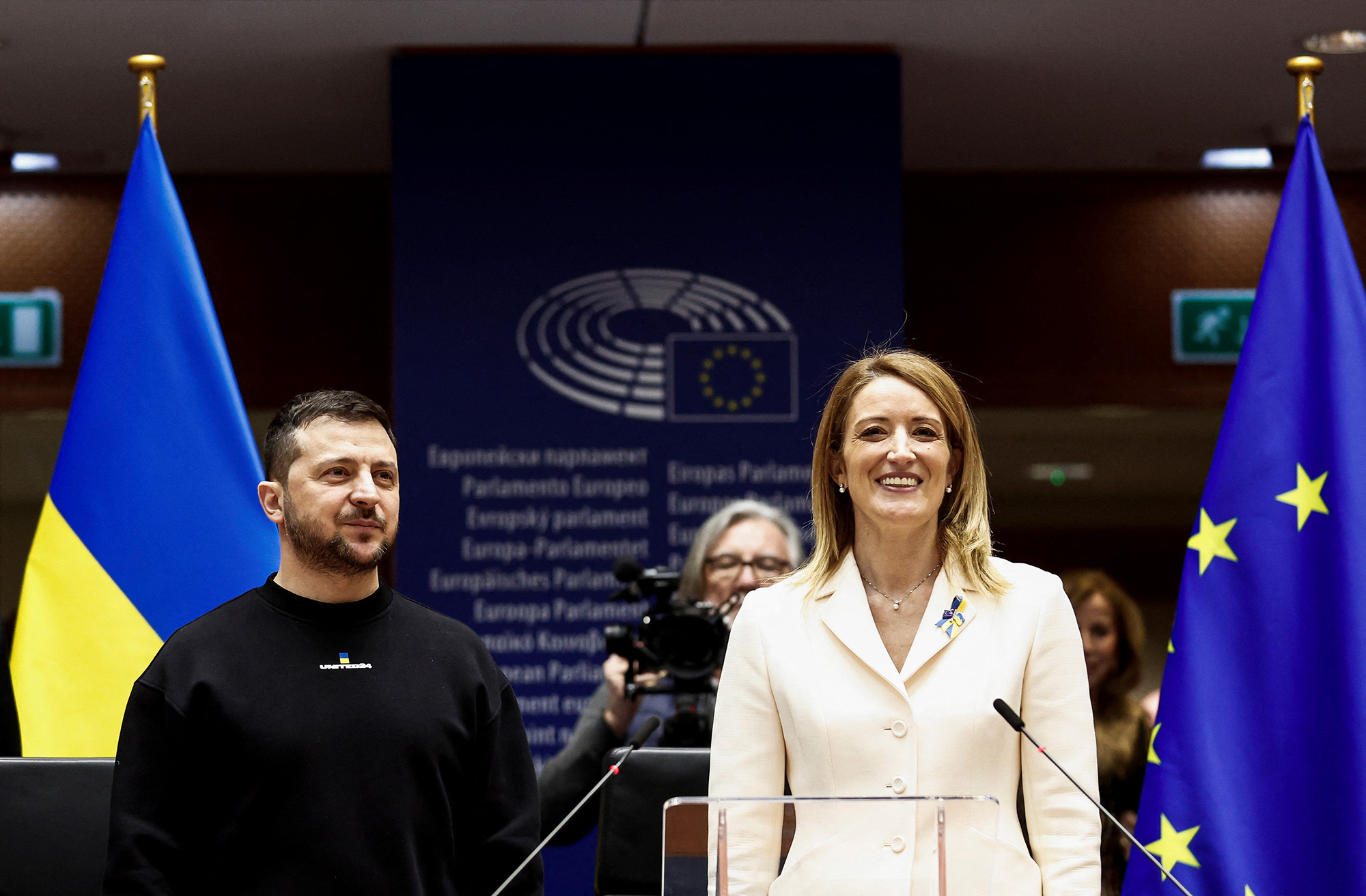 "We have your back," EU official tells Zelensky