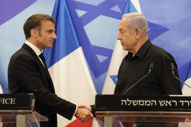 Coalition which fought IS could fight Hamas - Macron
