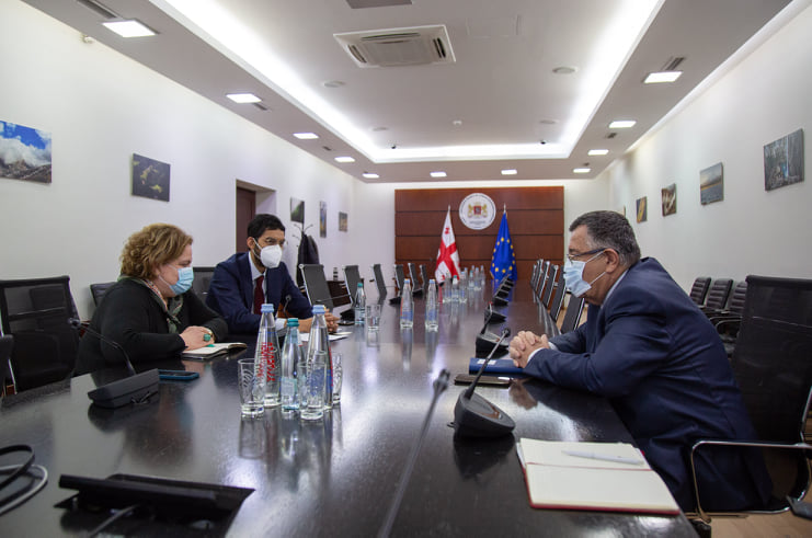 გიორგი ხანიშვილი „IFAD“-ს საქართველოს პროგრამების ახალ დირექტორს შეხვდა