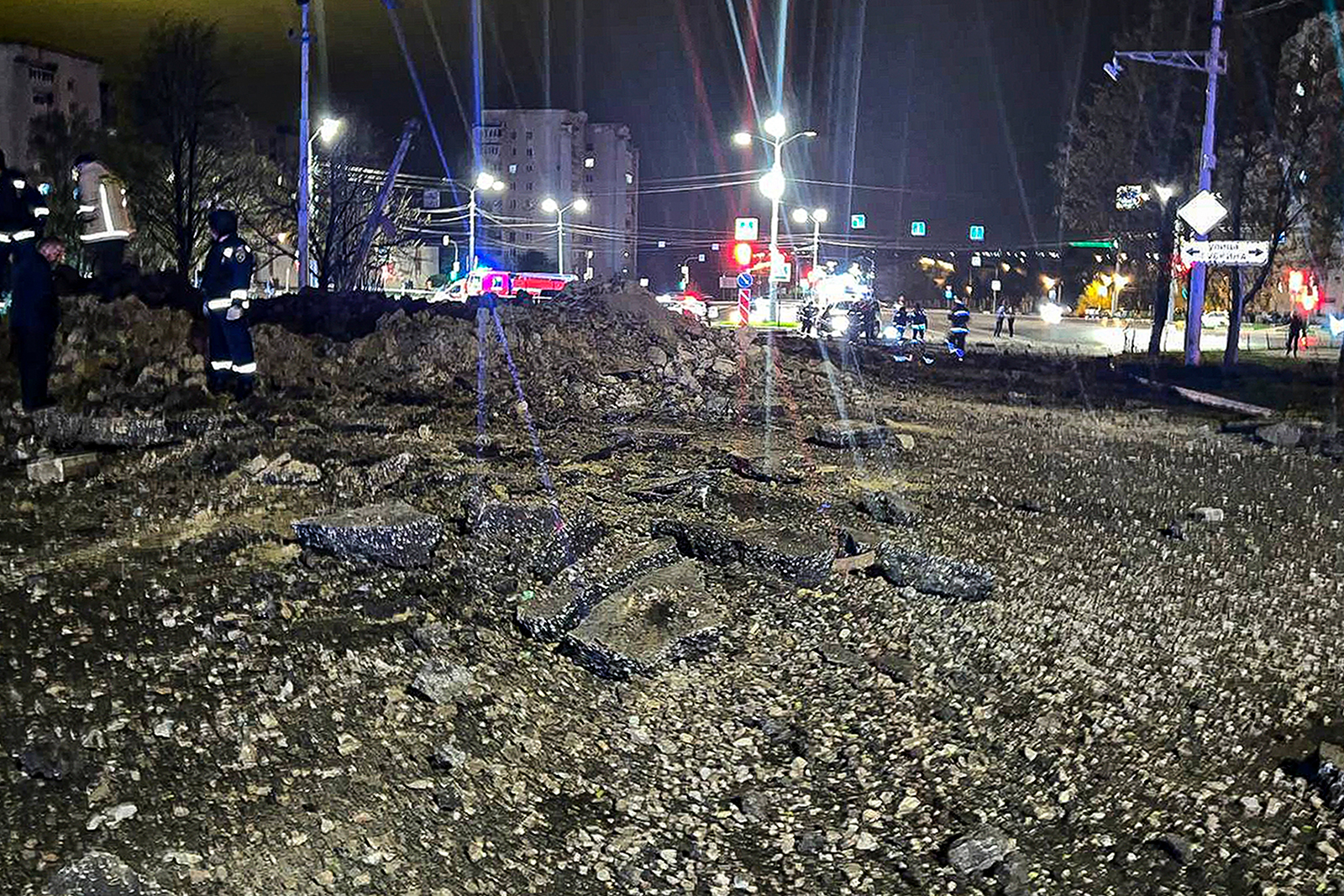 Russian jet drops bomb on Russian city, state media says