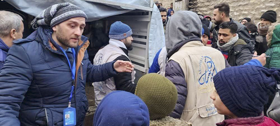 UN aid convoys entered northwest Syria over the weekend