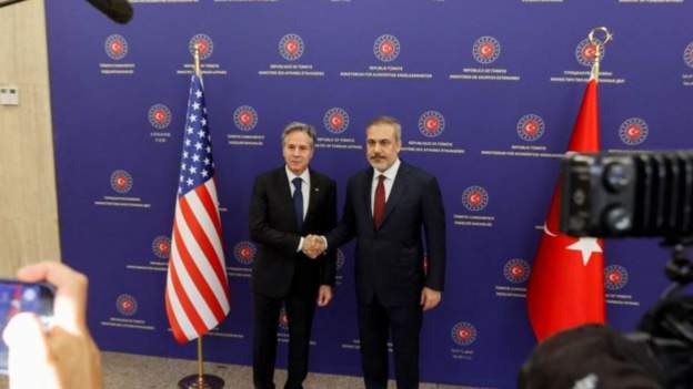 Blinken's talks continue in Turkey as he meets foreign minister