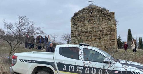 В селе Кирбали мобилизована грузинская полиция