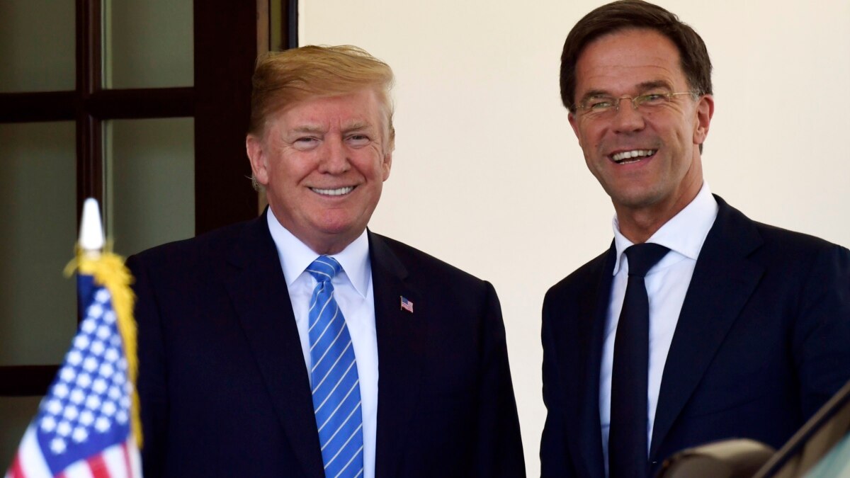 Глава НАТО Марк Рютте и Дональд Трамп встретились во Флориде