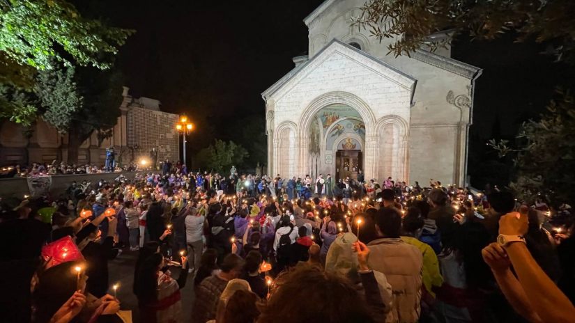 აქციის მონაწილეები ხვალინდელ შეკრებას აანონსებენ: "აღდგომას შევხვდეთ ქაშვეთთან"