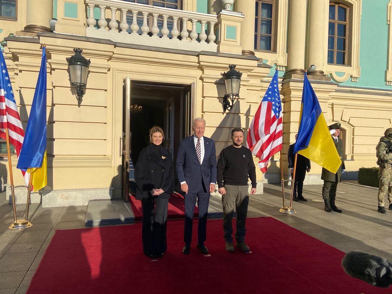 Biden announces half-billion dollars in assistance to Ukraine on surprise trip