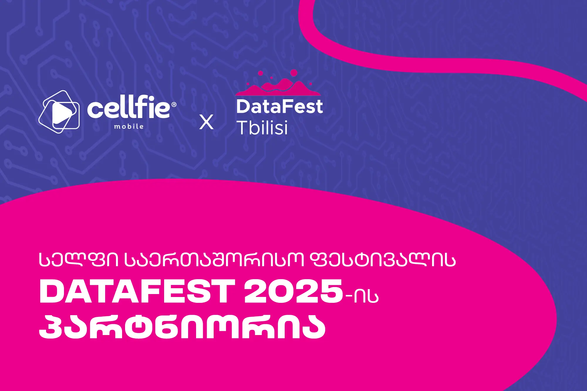 სელფი საერთაშორისო ფესტივალის - DataFest Tbilisi 2025-ის პარტნიორია