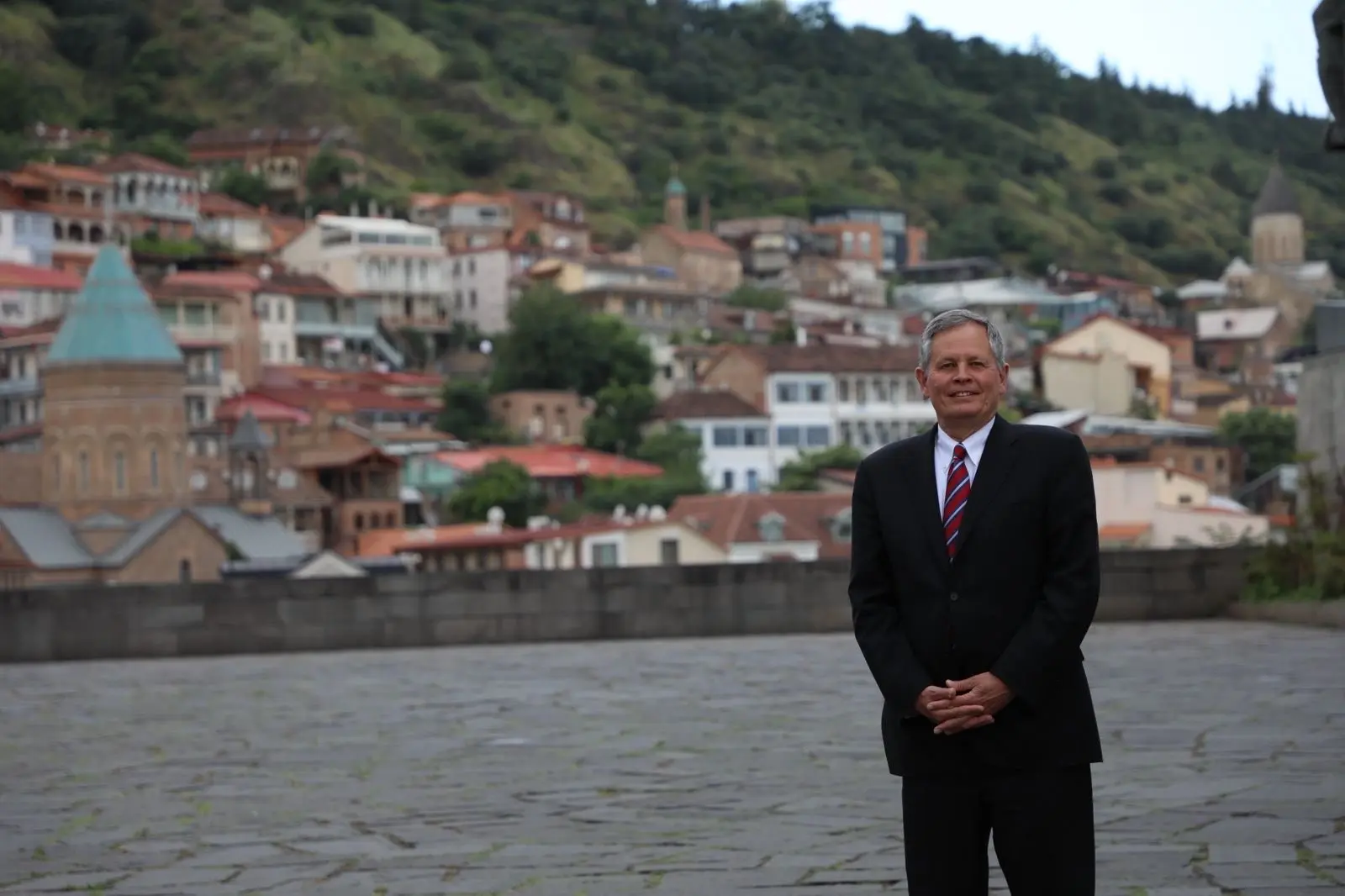 According to the U.S. Embassy, Senator Steve Daines has arrived in Georgia and will hold meetings with Government and political party representatives