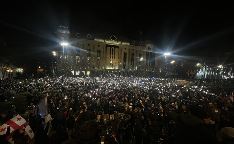 თბილისის გარდა, პროტესტი გორში, ბათუმში, თელავში, ქუთაისსა და ზუგდიდშიც იმართება