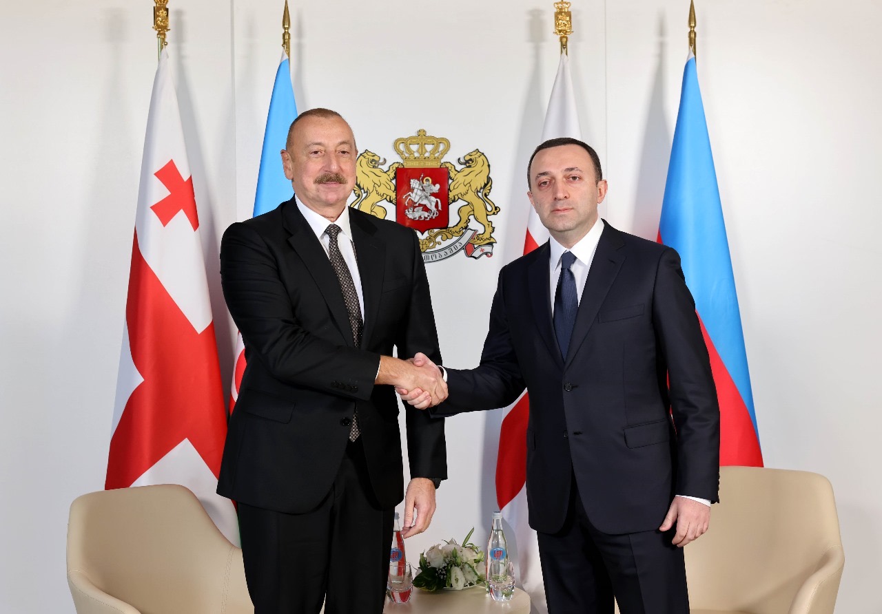 პრემიერი - ილჰამ ალიევთან შეხვედრაზე:"ჩვენ მიმოვიხილეთ უსაფრთხოების საკითხები, რეგიონში არსებული ვითარება და ზოგადად, მსოფლიოში არსებული უსაფრთხოების საკითხები"