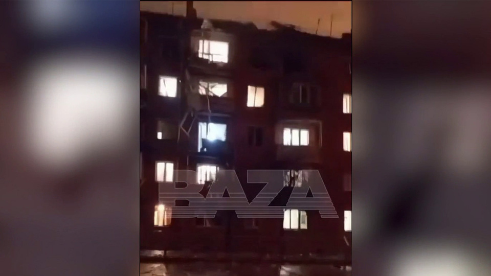 В Тамбовской области дроны врезались в две многоэтажки