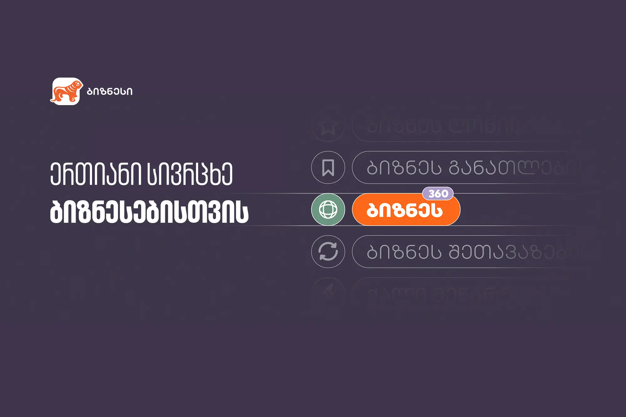 აღმოაჩინეთ ბიზნეს 360° — საქართველოს ბანკი ბიზნესებისთვის შესაძლებლობებს ქმნის
