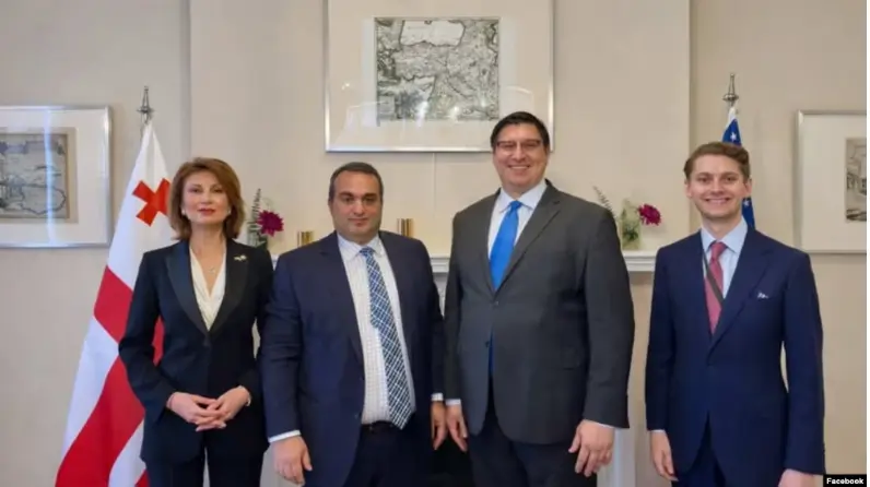 Посол спорного правительства "Мечты" в США поговорила об обновлении стратегического партнёрства с представителями Госдепа