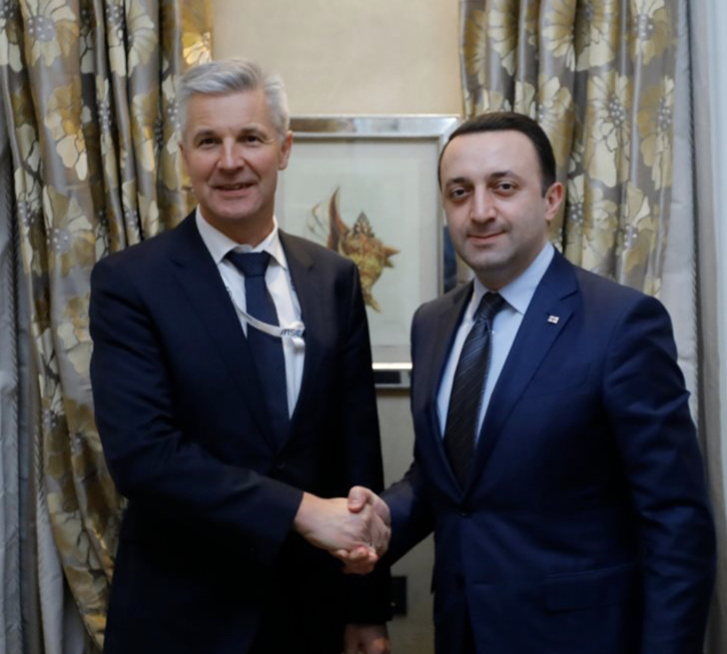 საქართველოს თავდაცვის მინისტრი მიუნხენში ლატვიელ კოლეგას შეხვდა