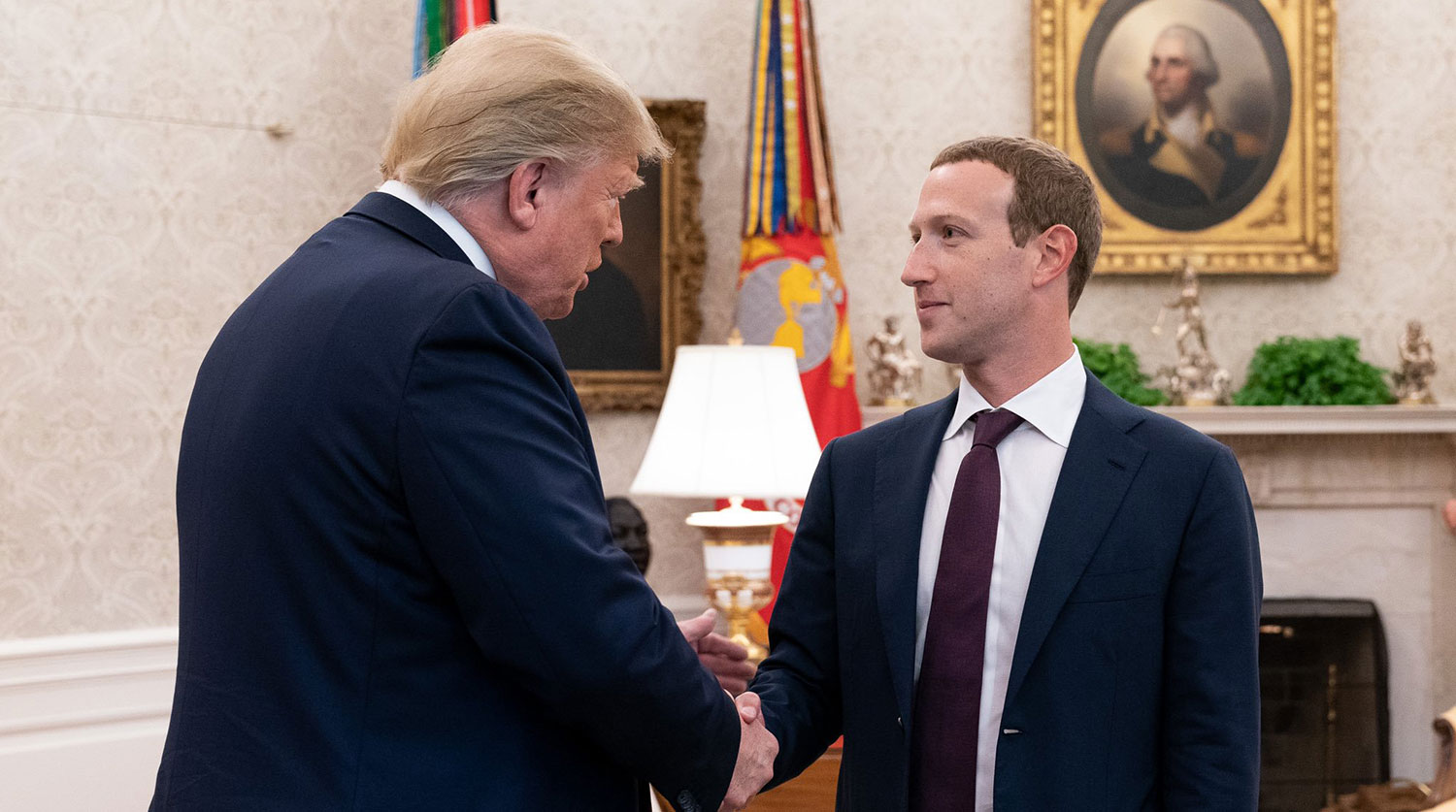 Марк Цукерберг и Дональд Трамп встретились за ужином во Флориде