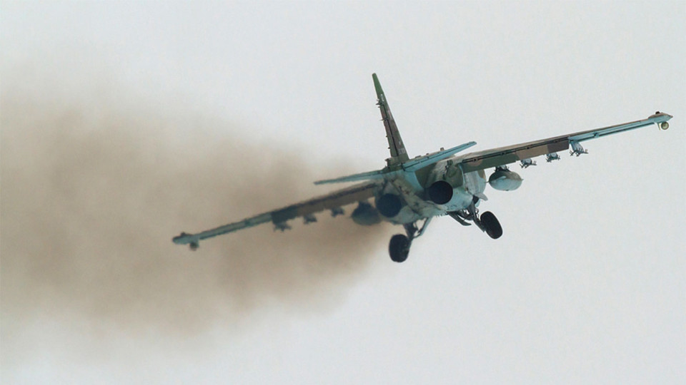 Украина заявила о сбитии второго с начала лета российского штурмовика Су-25
