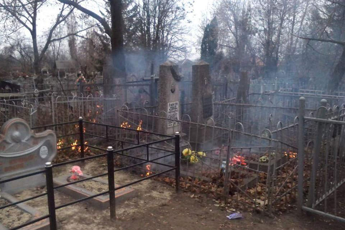 В Вене произошел пожар на еврейской части кладбища