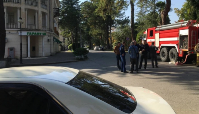 Звонок о минировании здания банка в Абхазии оказался ложным