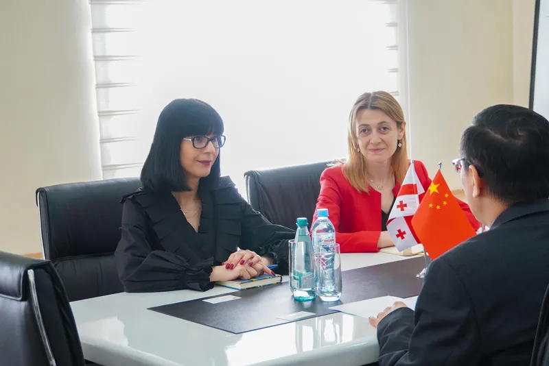 თეა ახვლედიანმა საქართველოში ჩინეთის ელჩთან გაცნობითი შეხვედრა გამართა
