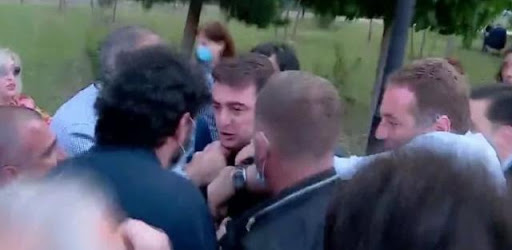 ვარკეთილში კალაძესა და მოქალაქეებს შორის ინციდენტი მოხდა [ვიდეო]