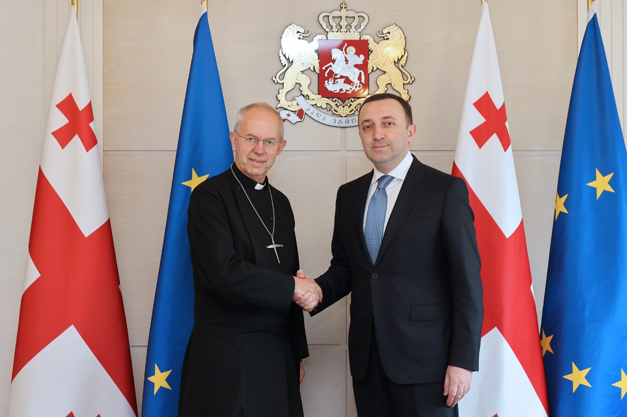 Georgian Prime Minister meets Archbishop of Canterbury Justin Welby