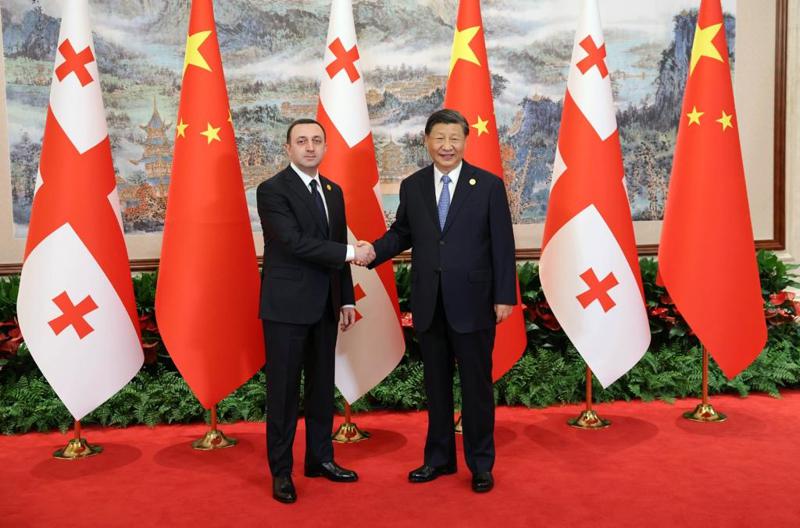 Georgian PM Irakli Garibashvili Meets Chinese President Xi Jinping